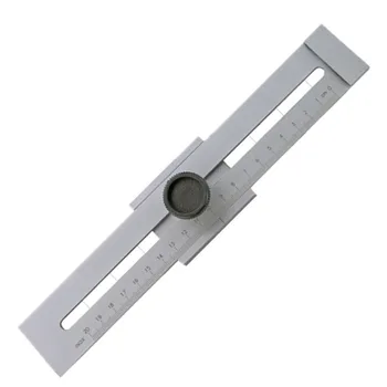 

200mm Parallel Ruler Marker Stainless Steel Precision Durable Plank Line Ruler Marking Vernier Caliper Gauge Center Measure Tool
