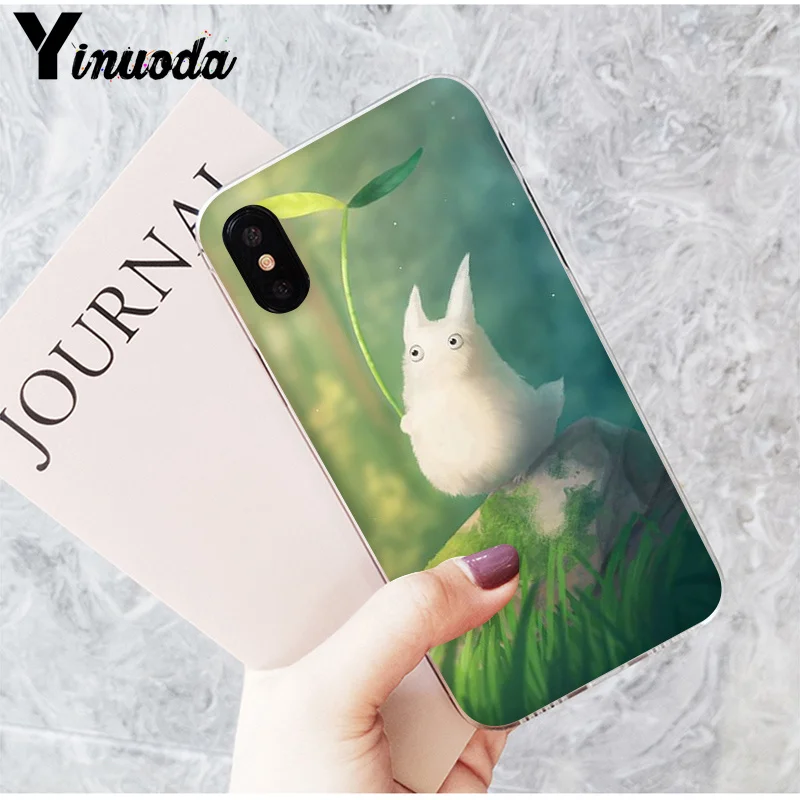 Yinuoda Тоторо Diy Роскошный Высококачественный протектор для телефона чехол для iPhone 8 7 6 6S Plus X XS max 10 5 5S SE XR Coque Shell - Цвет: 7
