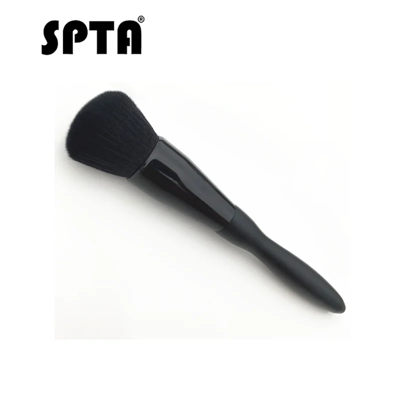 Black SPTA 18 см мягкая Чистящая Щетка для машины для салона Электростатическая пыль инструменты для удаления Авто интерьерная панель ультра мягкая кисть - Цвет: Black