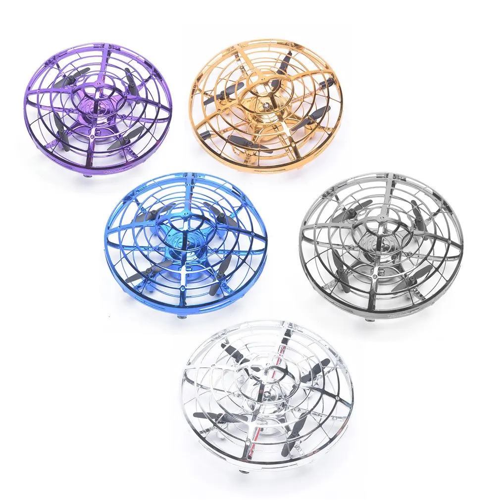 Kids Toys Hand-Controlled 0.3MP drone Interactive Infrared Induction Helicopter with 360 degree Rotating Shinning LED Lights