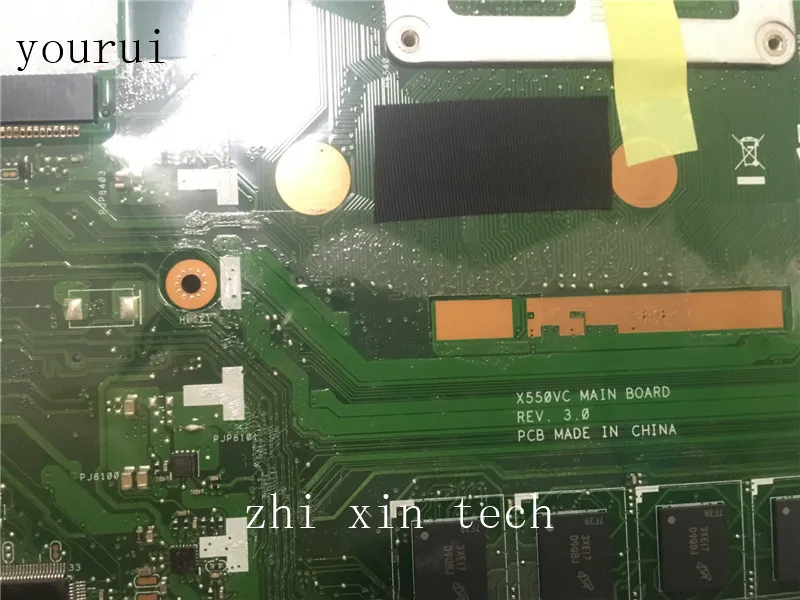  yourui For ASUS X550VC Laptop motherboard REV 3.0 with 4GB RAM DDR3 Test ok 100% original