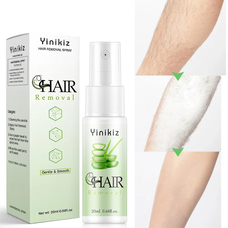 Powerful Permanent Painless Hair Removal Spray Stop Hair Growth Inhibition Shrink Pores Skin Smooth Repair Essence 3