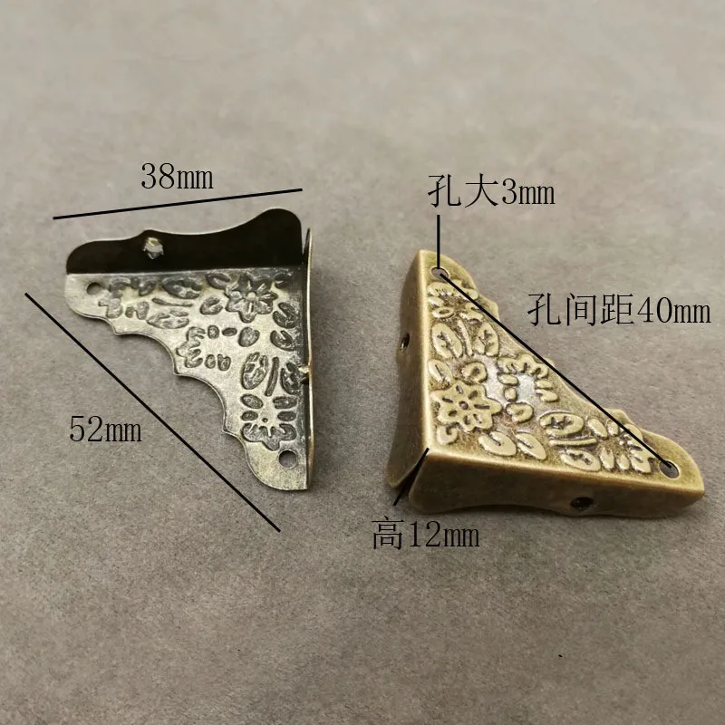 5 шт. антикварная шкатулка для украшений угловая ножка Деревянный чехол Угловой