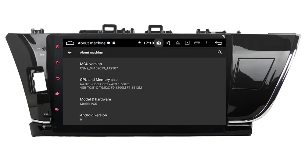 Klyde 10," ips 4G Android 9,0 Восьмиядерный 4 Гб ОЗУ 64 Гб ПЗУ DSP BT автомобильный DVD мультимедийный плеер радио для Toyota Corolla 2013