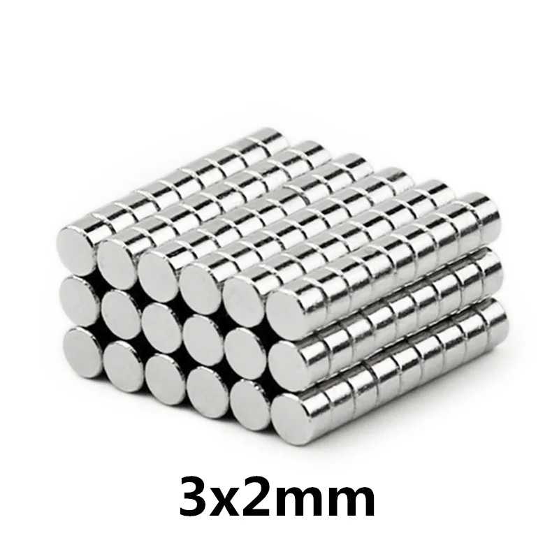 50-1000Pcs 3x1 3x1.5 3x2 3x3 3x4 3x5 3x10 mm N35 NdFeB Round Magnet Super Powerful Strong Permanent Magnetic imane Disc