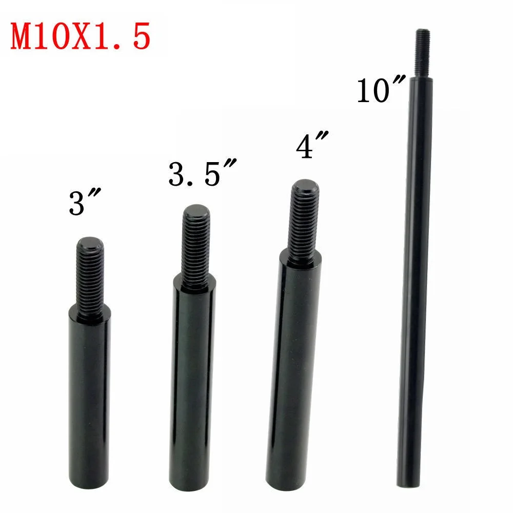 Ручка переключения передач рычаг прямой удлинитель M10X1.5/1,25 12X1,25 ЧЕРНЫЙ ДЛЯ Honda Mazda Mitsubishi Nissan Subaru Toyota Ford