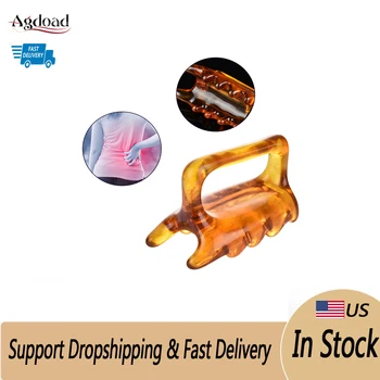 

Agdoad Beeswax Body Spine Cervical Vertebra Physical SPA Scraping Promote Blood Circulation Resin Body Trigeminal Massager Tool