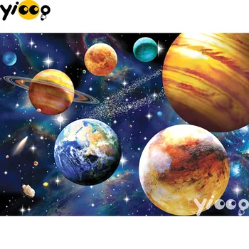 

Full Square/Round drill diamond Painting Solar system planets 5D DIY diamond embroidery Rhinestones mosaic Decoration BX1156