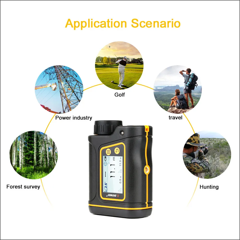 SNDWAY Laser Rangefinders Telescope Laser Distance Meter Hunting RangeFinder Tape Measure Roulette 1000m 1500m Golf Range Finder SNDWAY Laser Rangefinders Telescope Laser Distance Meter Hunting RangeFinder Tape Measure Roulette 1000m 1500m Golf Range Finder