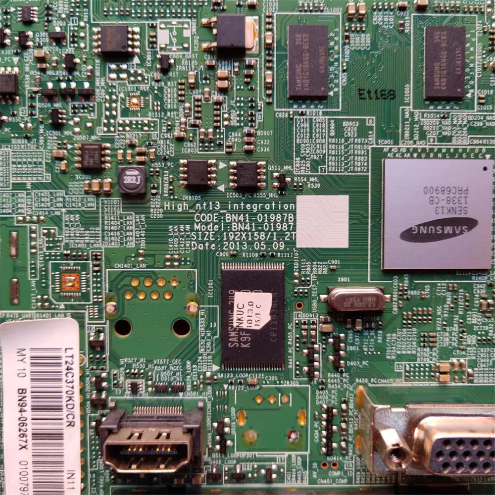 Хорошая тестовая работа для материнской платы SAMSUNG BN41-01987B BN41-01987 LT24C370KD/CR BN94-06267X