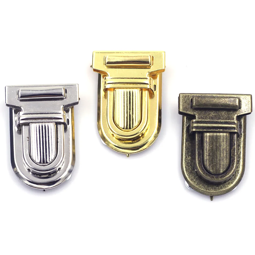 Druckknöpfe, Verschlüsse, Schlossverschlüsse, Metallbeschläge in Gold, Silber, Bronze für Bastelarbeiten, Handtaschen, Geldbörsen, Reisetaschen, DIY-Teile, 34 mm