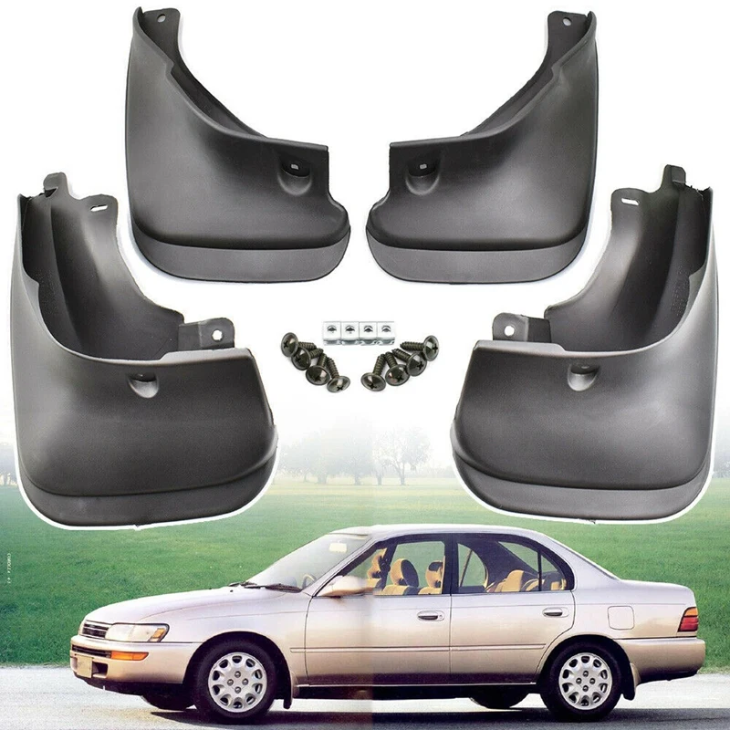 Брызговики для Toyota Corolla Sedan 1993-1998 E100 AE100 AE102 101 | Автомобили и мотоциклы