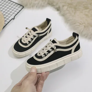 

Children's canvas shoes girls 2020 spring new boys Korean primary school students cloth shoes