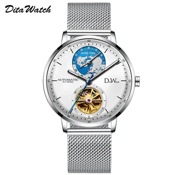 

Mens Watches Top Brand Luxury Skeleton Tourbillon Automatic Mechanical Watch Men Fashion Waterproof Wristwatch Montre Homme