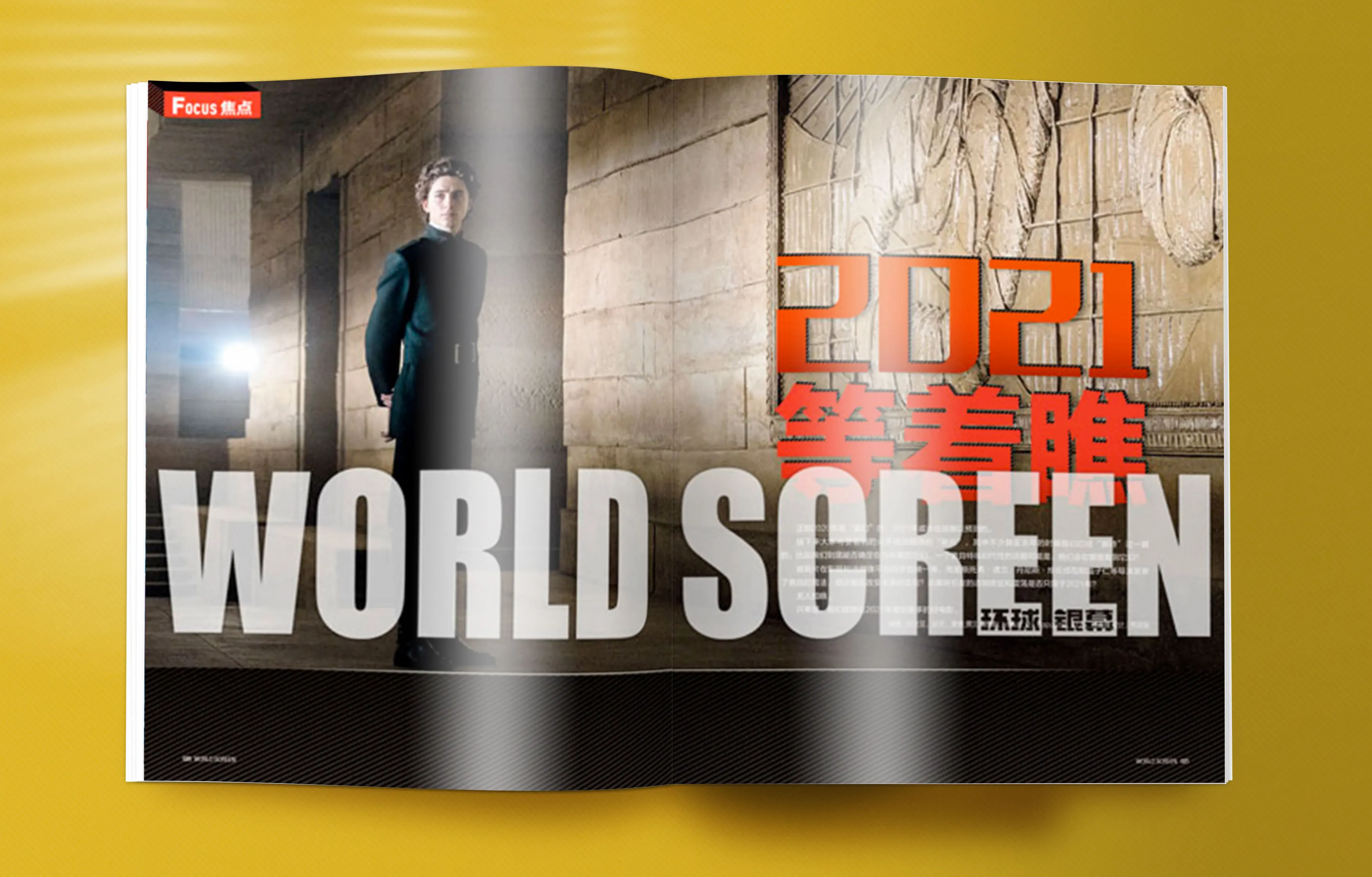 Random 1 Book World Screen Magazine Book China's first full-color film magazine Chinese Edition