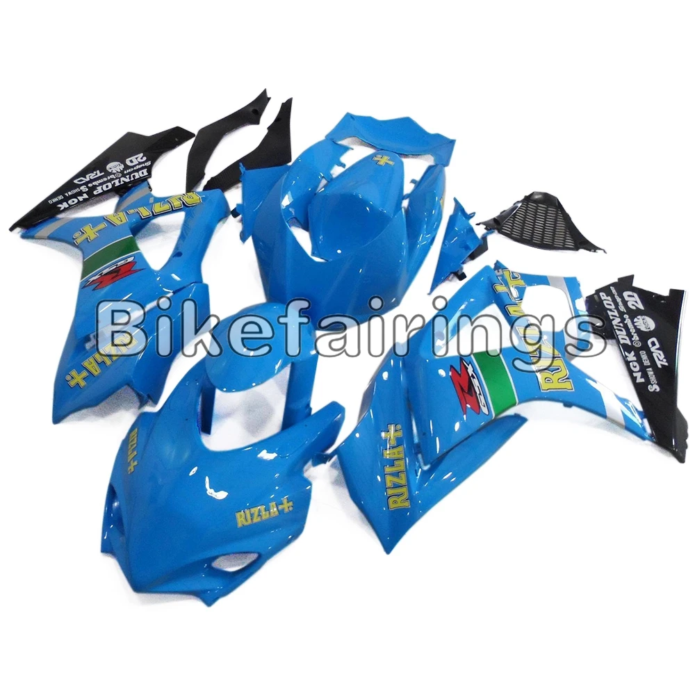 Гонки синий и черный Lowers Sportbike рамы кузова для Suzuki GSXR1000 K7 2007 2008 ABS инъекция GSXR 1000 07 08
