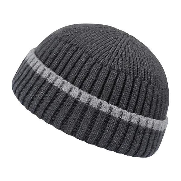 Skullies Beanies, короткая шапка Skullcap, Мужская зимняя шапка, женские зимние шапки для мужчин, шапки, капот, Женская Мягкая вязаная шапка, шапки - Цвет: gray