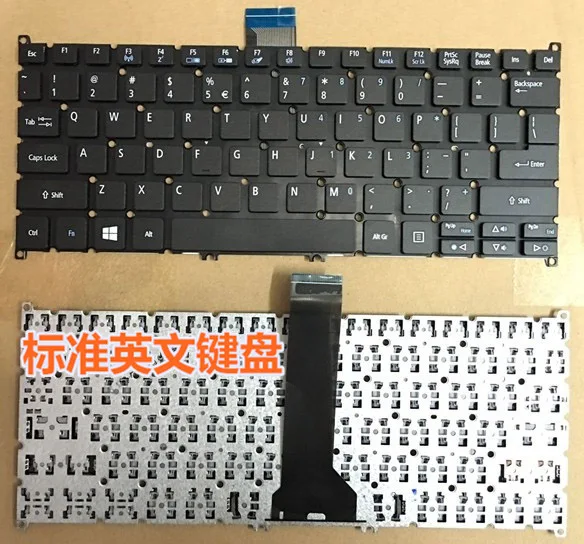 US Новинка Клавиатура для ноутбука ACER V13 MS2377 E11 E3-111 V5-122 V5-132 США/с японской раскладкой - Цвет: US