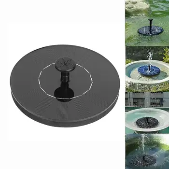 

Garden Decoration Water Floating Solar Power Fountain Panel Kit Water Pump For Pool Pond Garden Solar Sprinkler