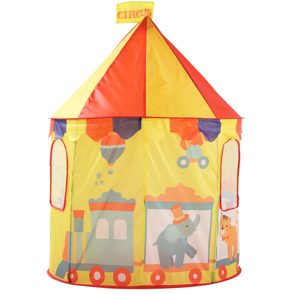Детская палатка с пересекающимися границами, игрушка для помещений, марля, замок, цирк, животные, город, клоун, Монгольская Юрта, мяч, бассейн