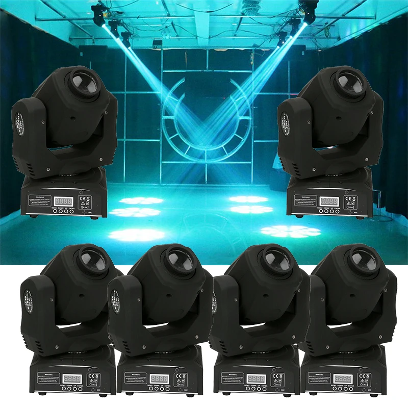 

6pcs/lot 60w led gobo Moving head light DMX512 9/11 channels Stage Lighting Dj Effect spotlights for Indoor Disco KTV Club Party