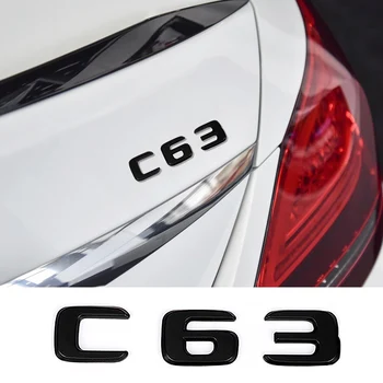 

Car Rear Trunk Emblem Sticker ABS 3D For Mercedes Benz AMG C Class W204 W205 C63 C63S Letters Logo Decal Car Styling