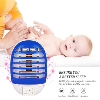 

Mosquito Killer Lamp Outdoor UV Bug Zapper Lantern Waterproof Electric Bug Fly Killer Anti Mosquito Flying Insect Trap