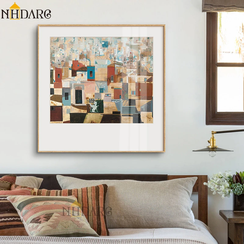 NHDARC Canvas Giclee Print Poster Painting Scenery Landscape Wall Pictures Art for Living Room Home Decor Square ARC00897 NHDARC Canvas Giclee Print Poster Painting Scenery Landscape Wall Pictures Art for Living Room Home Decor Square ARC00897