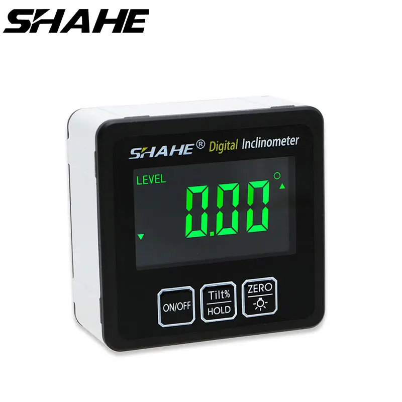 SHAHE Digital Angle Finder Protractor Ruler Meter Aluminum Alloy Electronic Level 360 Degree Bevel Box Measuring Tools | Инструменты