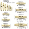 10PCs Natural Wood Toggle Horn Wooden Buttons Sewing Crafts Scrapbooking For Tent Clothes Overcoat Handmade Oval Stopper Button 2