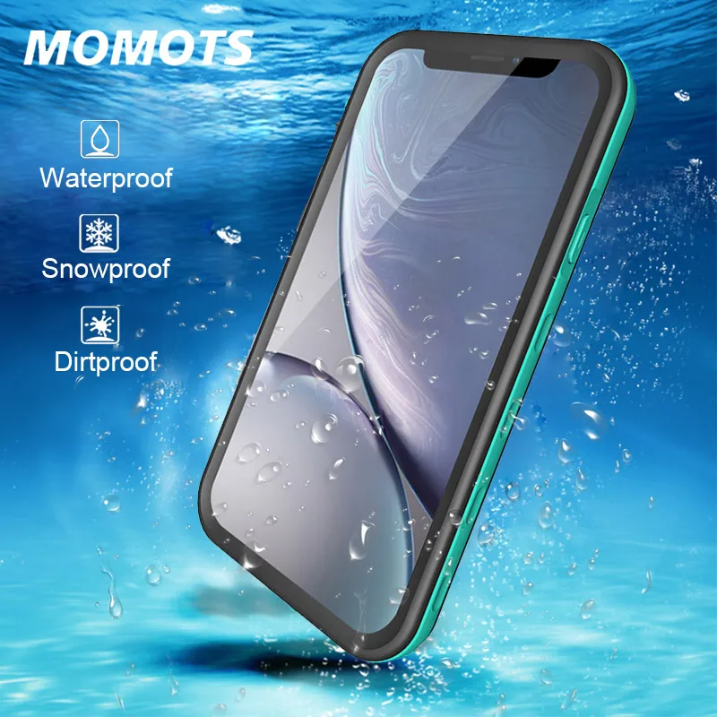 MOMOTS IP68 Waterproof Case For IPhone X XR XS MAX Shockproof Swimming Diving Case For IPhone 8 7 6 Plus Coque