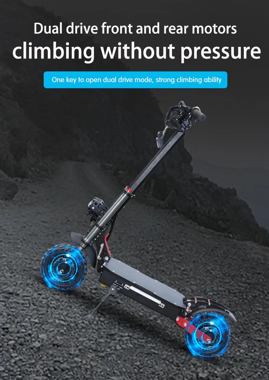 Jueshuai X60 5600W Dual Motor Powerful Electric Scooter 85KM/H Max