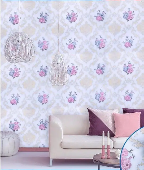 Качественная настенная бумага клей в рулоне викторианская рельефная текстура