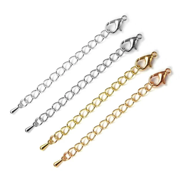 Jewelry Findings Chains Clasp  Bracelet Chains Jewelry Making - 10pcs/lot  5cm Tone - Aliexpress