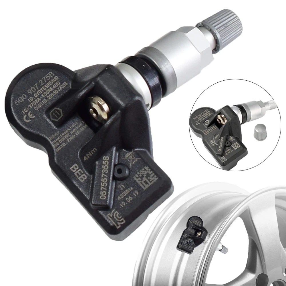 1 шт. датчик давления в шинах 5Q0907275B TPMS датчик для Audi RS4 Q7 Q5 Q3 R8 A6(C7) R8(42) R8(4S) автомобильные аксессуары