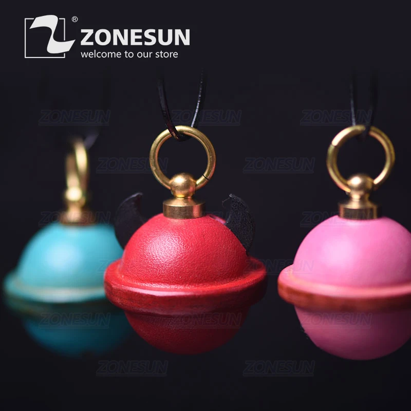 ZONESUN пластик DIY кожаный колокольчик фигурная форма ремесленные инструменты литья кожа пробивки высечки кожевенное ремесло наборы инструментов