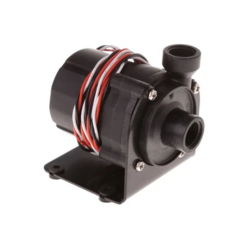 

DC 12V Water Pump 500 L/H G1/4 Input And Output With Iron Bracket
