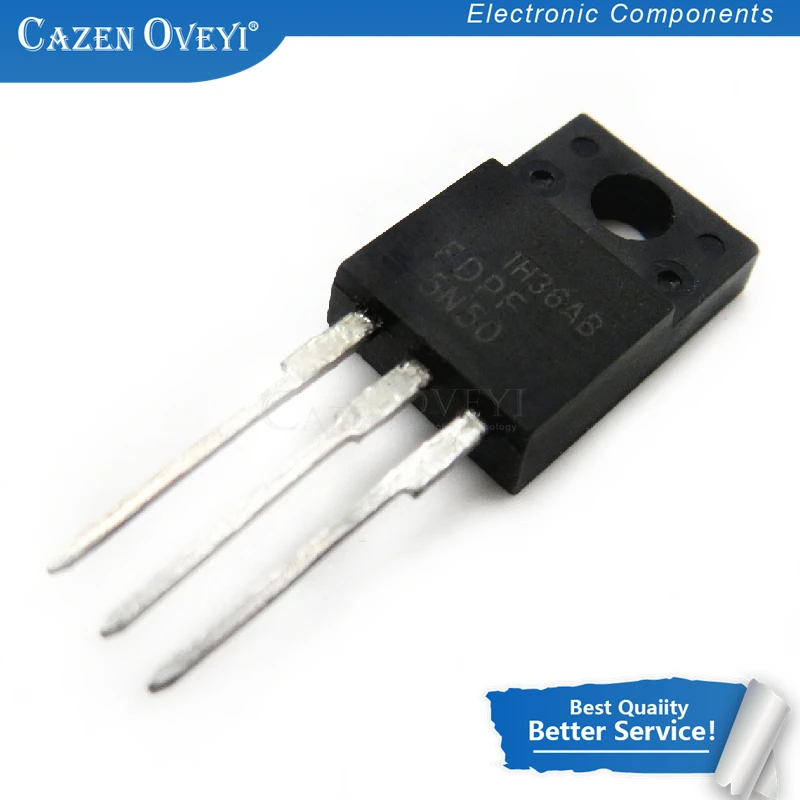 10pcs/lot FDPF5N50UT FDPF5N50 5N50UT 5N50 TO-220F 500V 5A new original In Stock | Электронные компоненты и