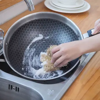 

5Pcs/Set Natural Loofah Sponge Kitchen Cleaning Brush Dish Scrubber Washing Tool