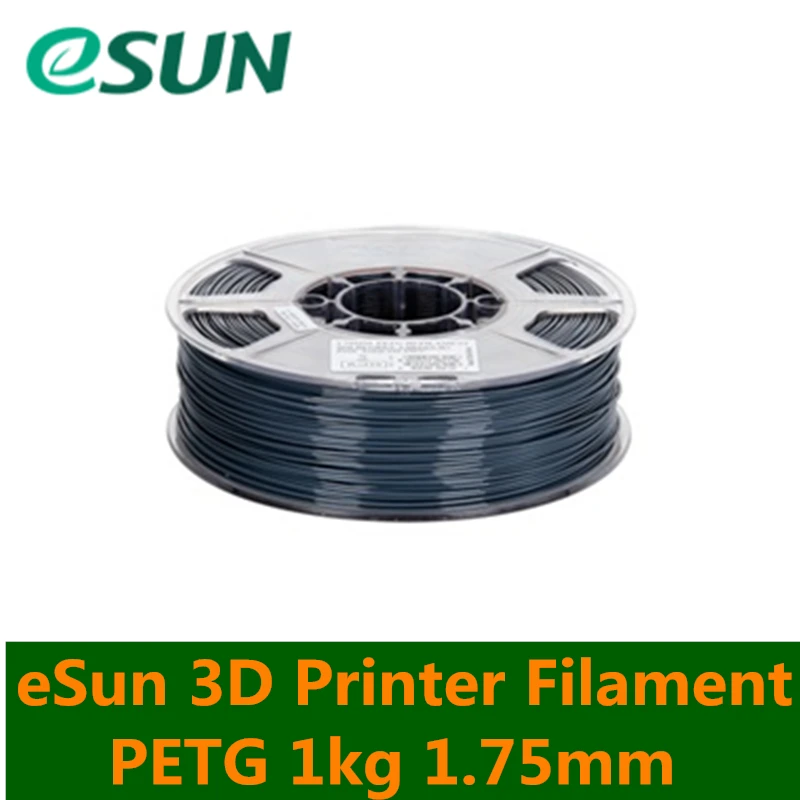 Нить для 3D принтера eSUN высшего качества, 1,75 мм, 1 кг, нить для 3d принтера PETG, 1,75 мм, материал для 3d принтера, много цветов, Отправка почтой из России