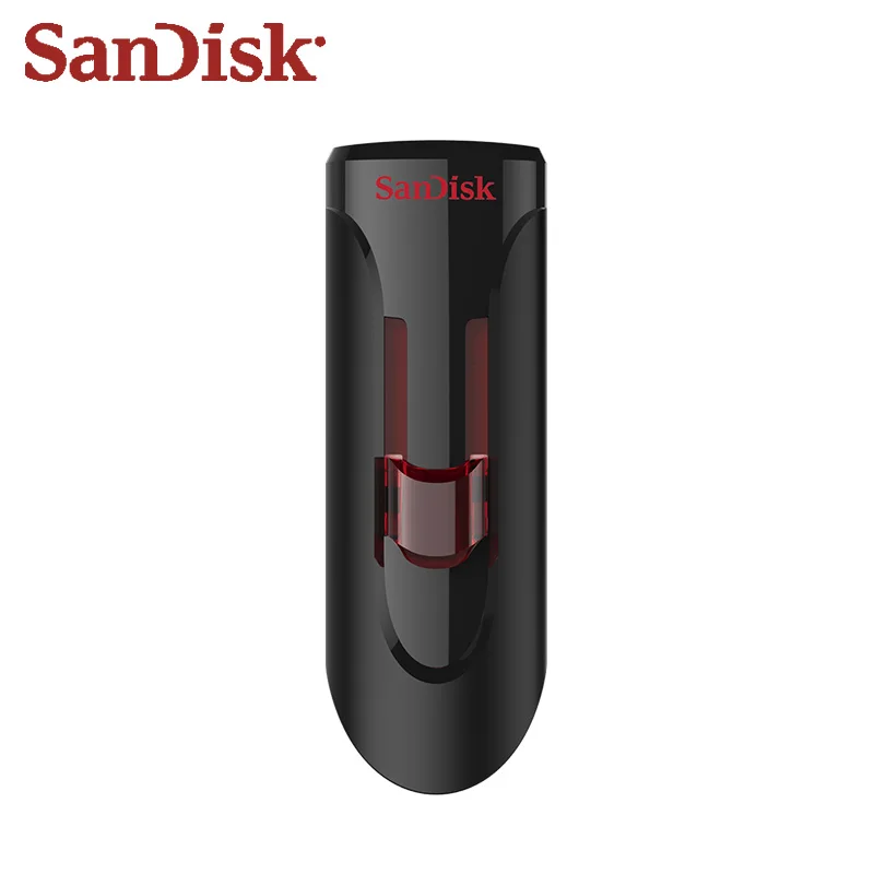 SanDisk CZ600 USB флеш-накопитель USB 3,0 флеш-накопитель 16 ГБ 32 ГБ 64 Гб 128 ГБ флэш-диск ЧЕРНЫЙ Флеш-накопитель Высокая скорость U диск регулируемый