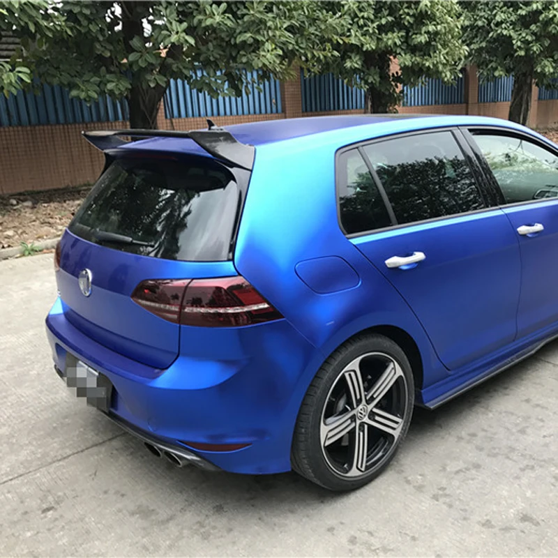 MK7 GTI O Стиль углеродного волокна задний крыша спойлер, крыло, багажник для Volkswagen Golf 7 VII МК 7 GTI& R