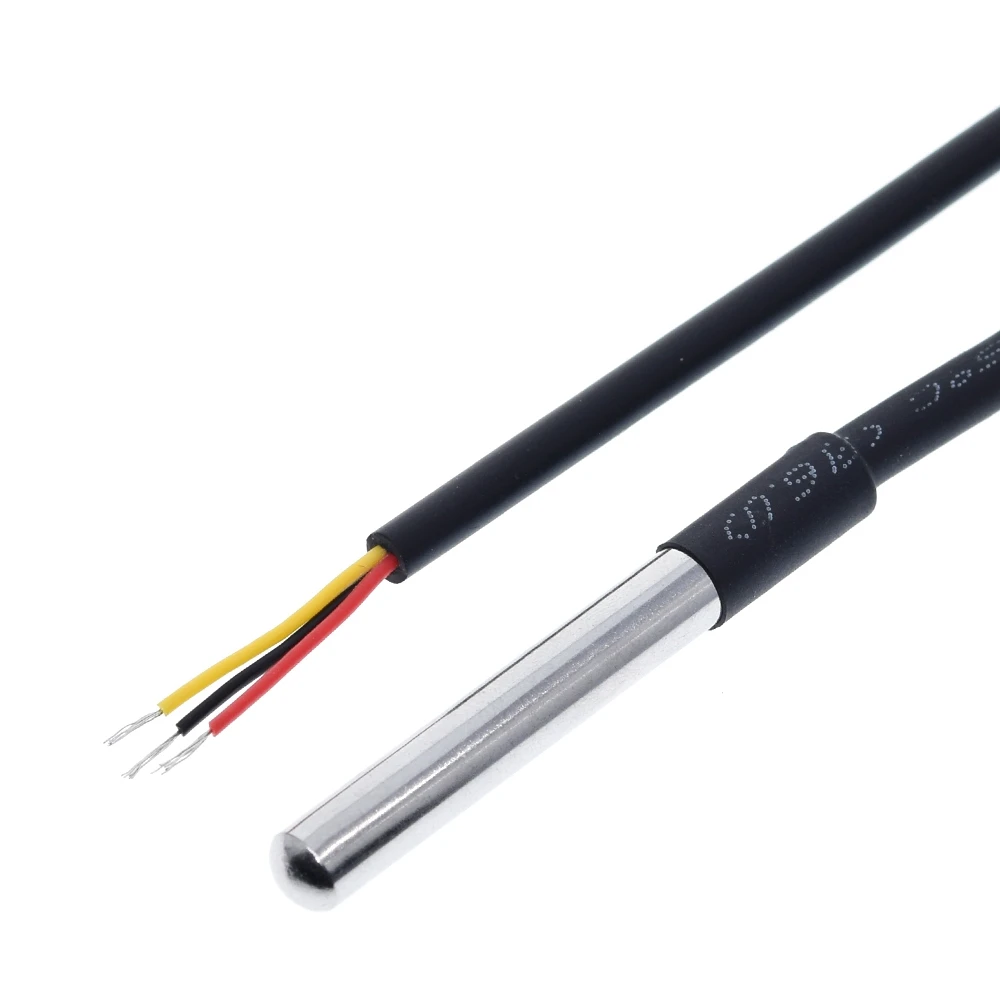 KinCony-DS1820-Stainless-steel-package-Waterproof-1-2-3-Meter-DS18b20-temperature-probe-temperature-sensor-18B20