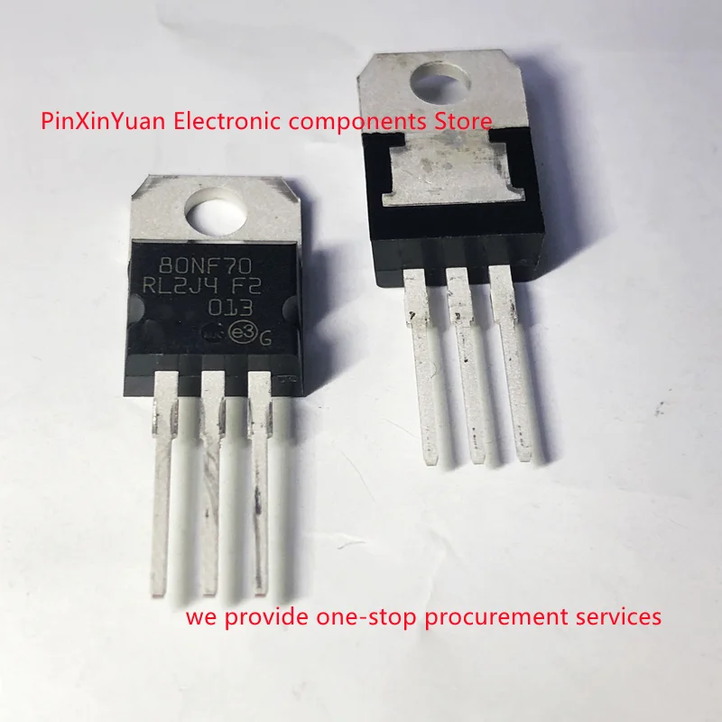 5 шт./лот новый оригинальный STP80NF70 80NF70 TO-220 80A/70V mos полевой фет | Электронные