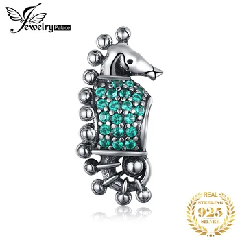 

JewelryPalace 925 Sterling Silver Sea Horse Beads Charms Silver 925 Original For Bracelet Silver 925 original For Jewelry Making