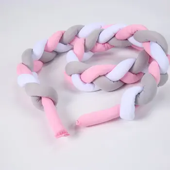 

New Danish Braid Long Knotted Ball Throw Pillow Sofa Pillow Dust For Kids