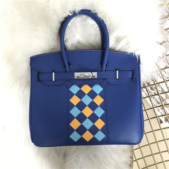 

2020 new fashion all-match internet celebrity same style cowhide woven bag crossbody Hand bag handbag women's bag