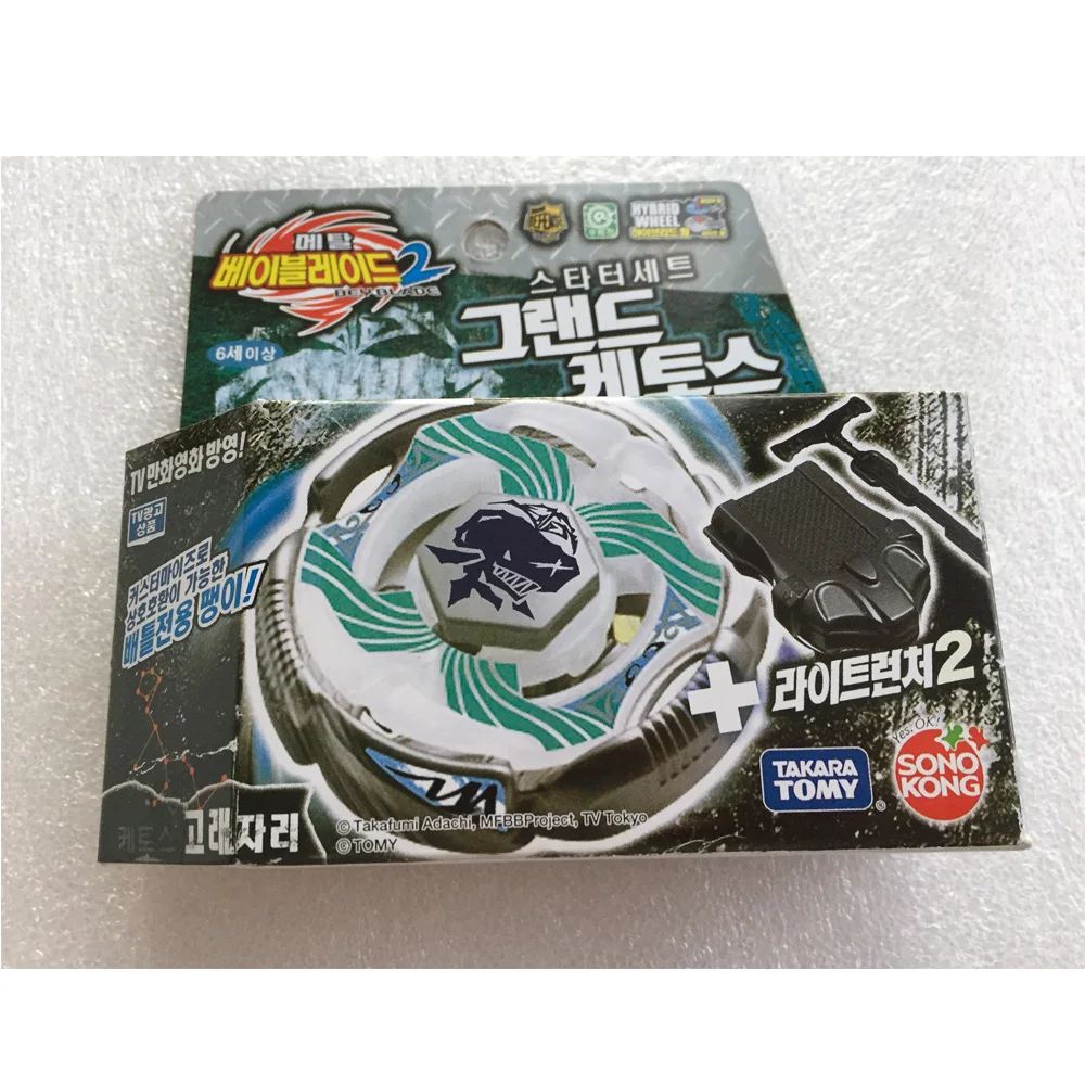 Tomy Beyblade Корейская версия игрушки из сплава в виде металлического спиннинг BB82 2 Grand