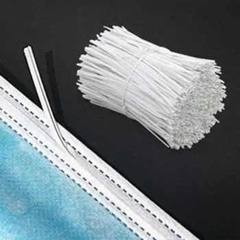 

1000 Pcs Mask Nose Protective Positioning Strip Wire Plastic Bracket for Makeshift Mouthguard DIY Nose Guard Manual DIY