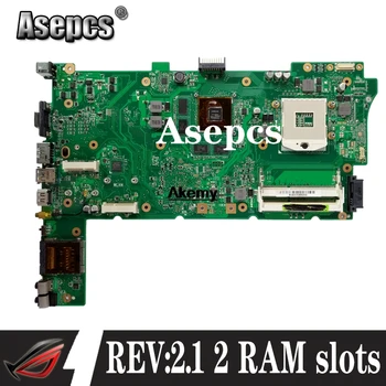 

Akemy Original Laptop Motherboard For Asus N73JG N73JQ N73JF REV:2.1 60-NZYMB1100-C14 Mainboard 2 RAM slots 100% tested
